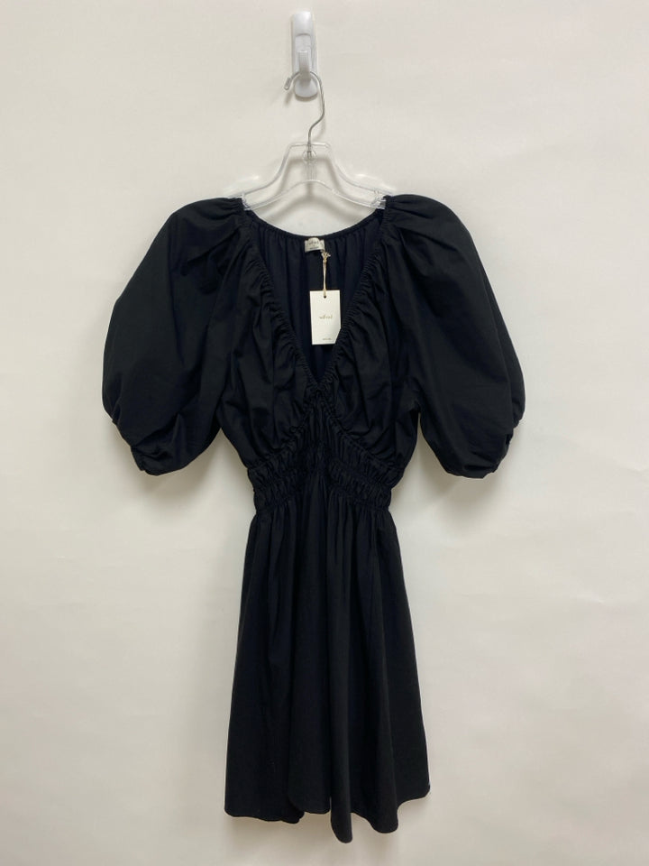 NWT Size S Black Puff Sleeve Ladies Dress