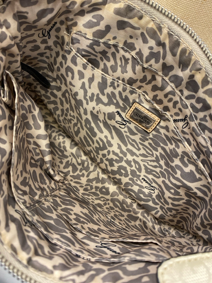 Guess Champagne Signature Crossbody