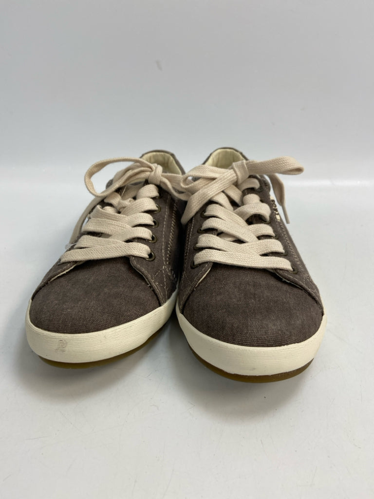 Taos US Shoe Size 6.5 Brown Tan Lace-up Sneakers