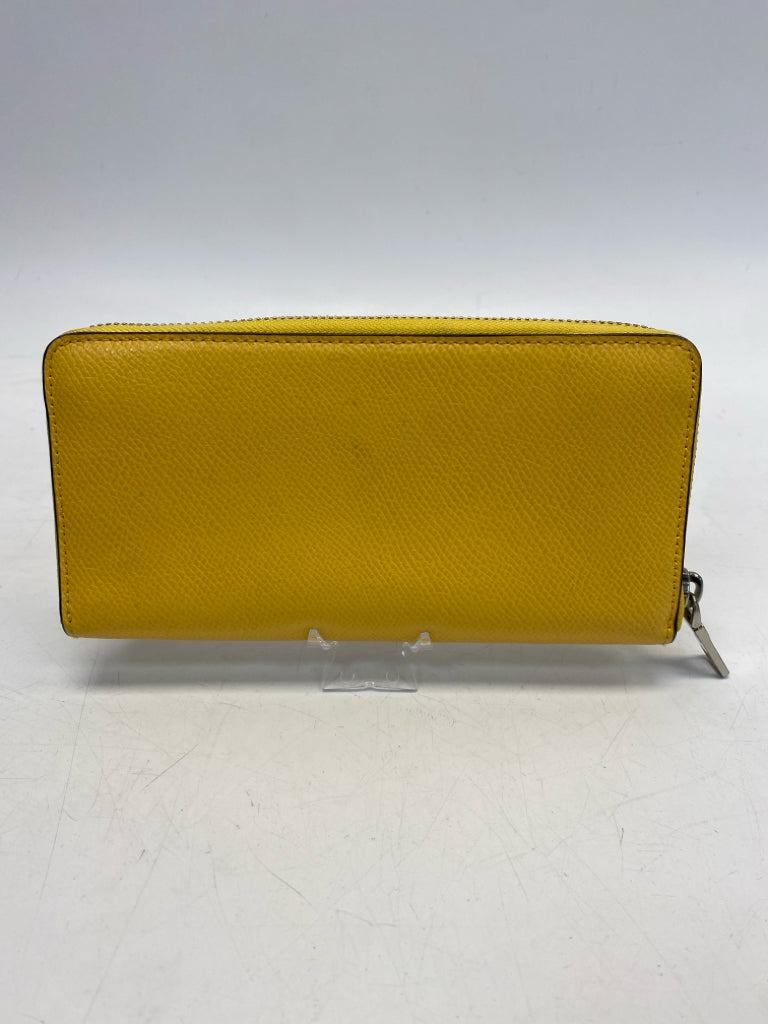 Coach Yellow White Wallet