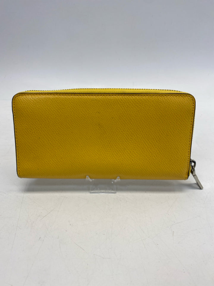 Coach Yellow White Wallet