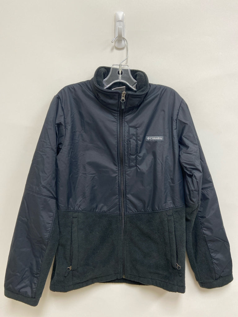 Columbia SIZE 14/16 Black Zip Down Boy&