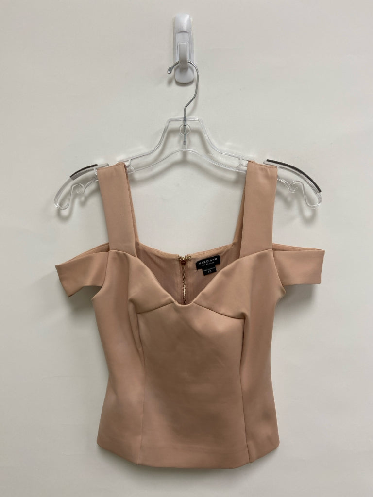 Marciano Size XS Dusty Pink Sleeveless Ladies Top