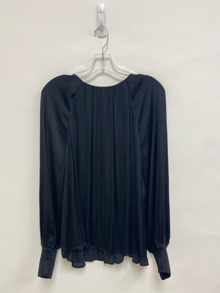 Gibson/Latimer Size L Black Button Up Ladies Top