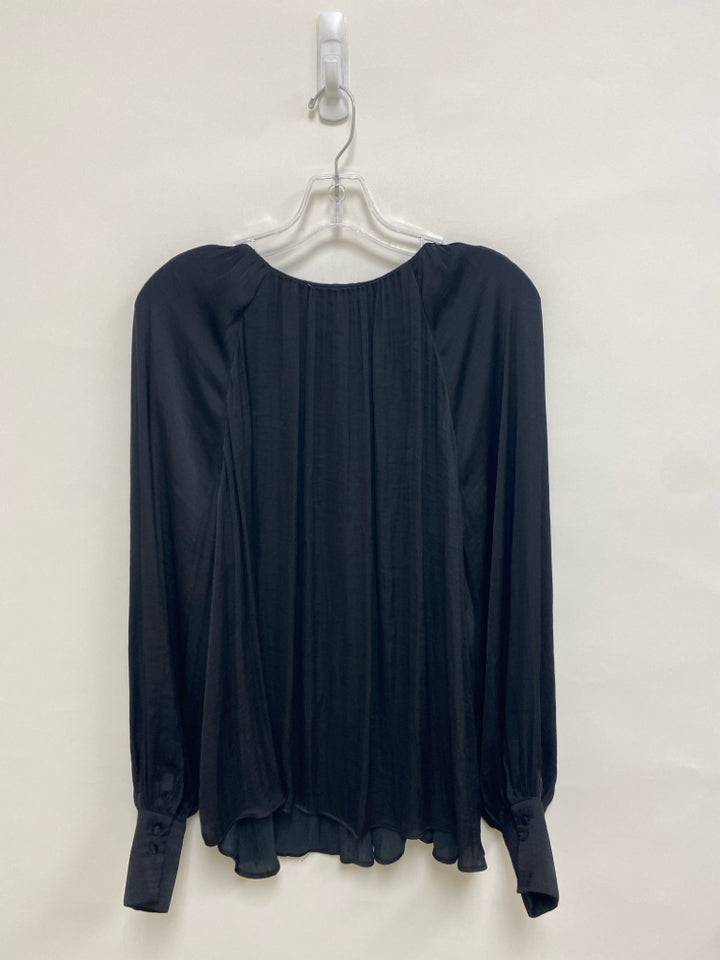 Gibson/Latimer Size L Black Button Up Ladies Top