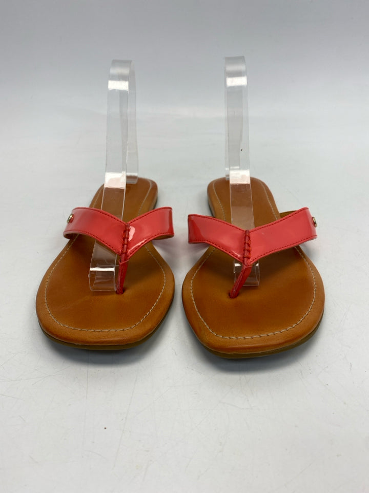 UGG  Size 9 Coral Patent Sandals