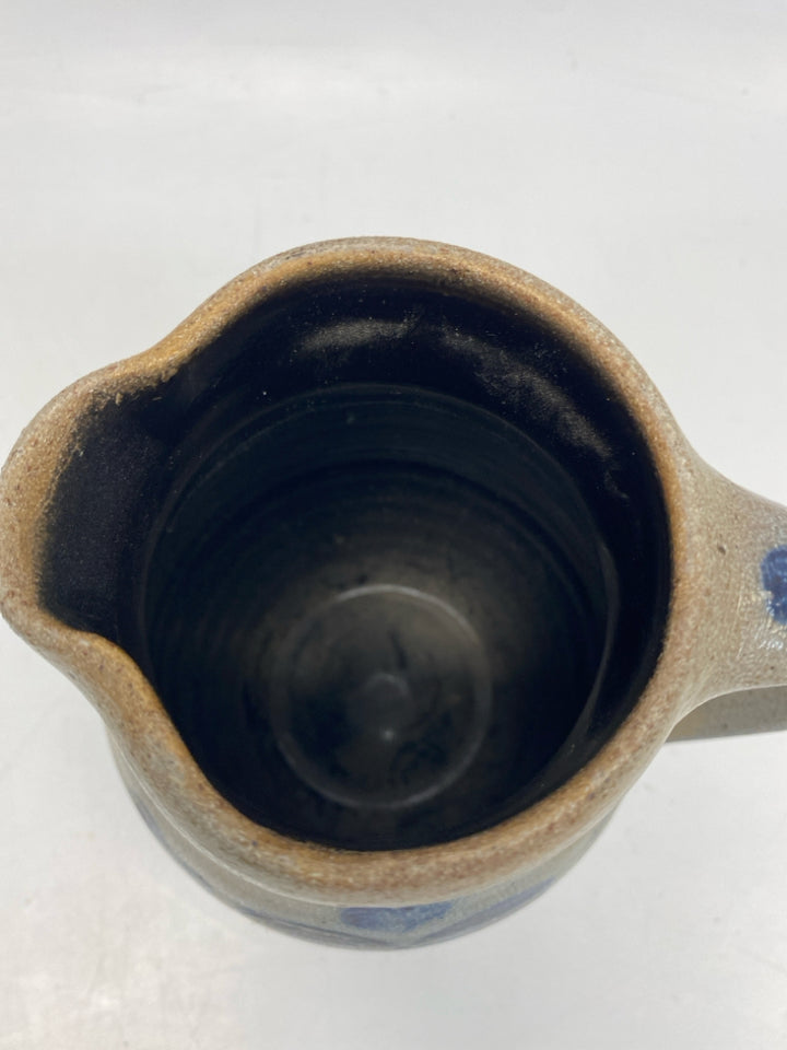 Gray Blue Hearts Pottery Pottery