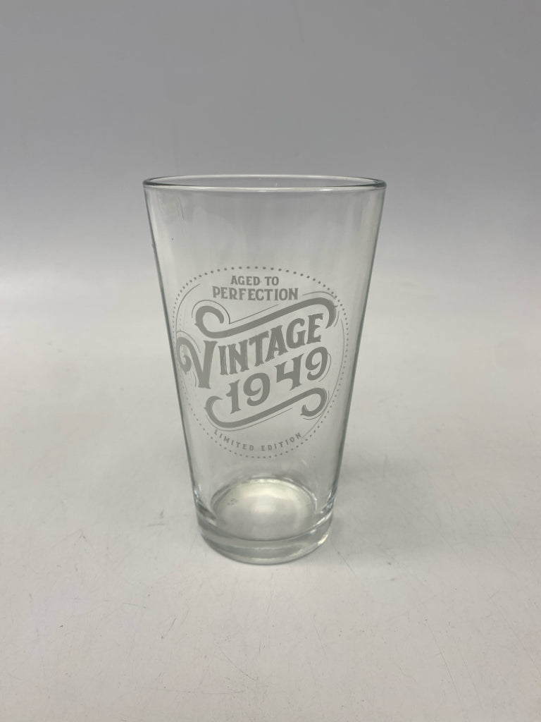 Clear Etched Glassware