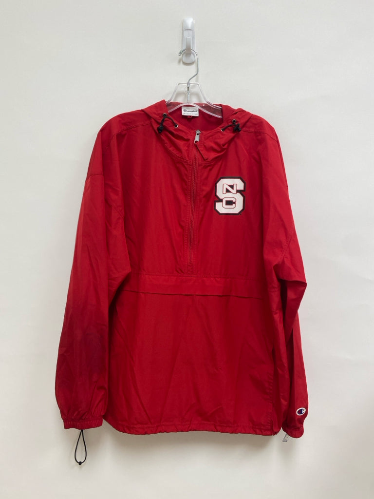 Champion Size XXL Red Hooded Men&