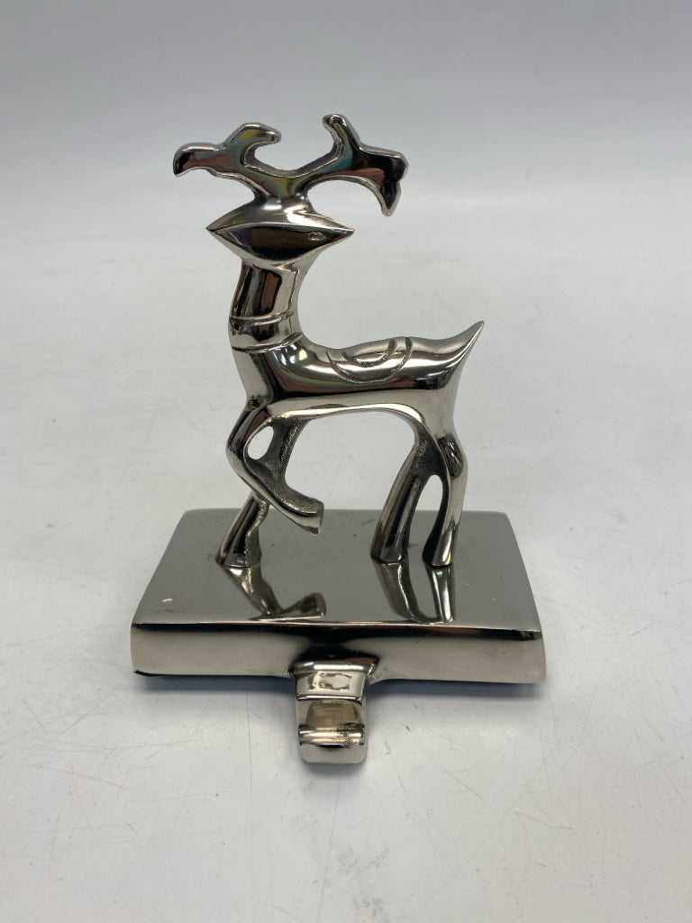 Silver Deer Metal Christmas