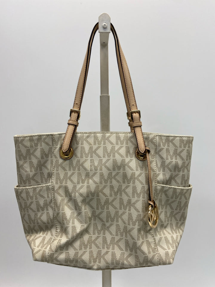 Michael Kors Tan Brown Signature Handbag