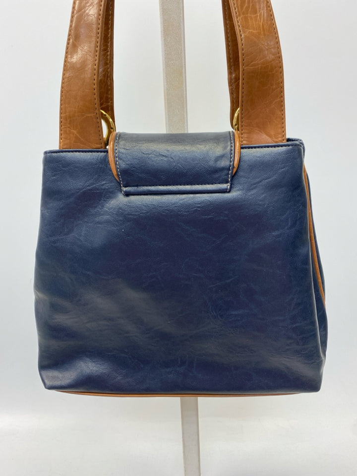 Capezio Navy Brown Handbag