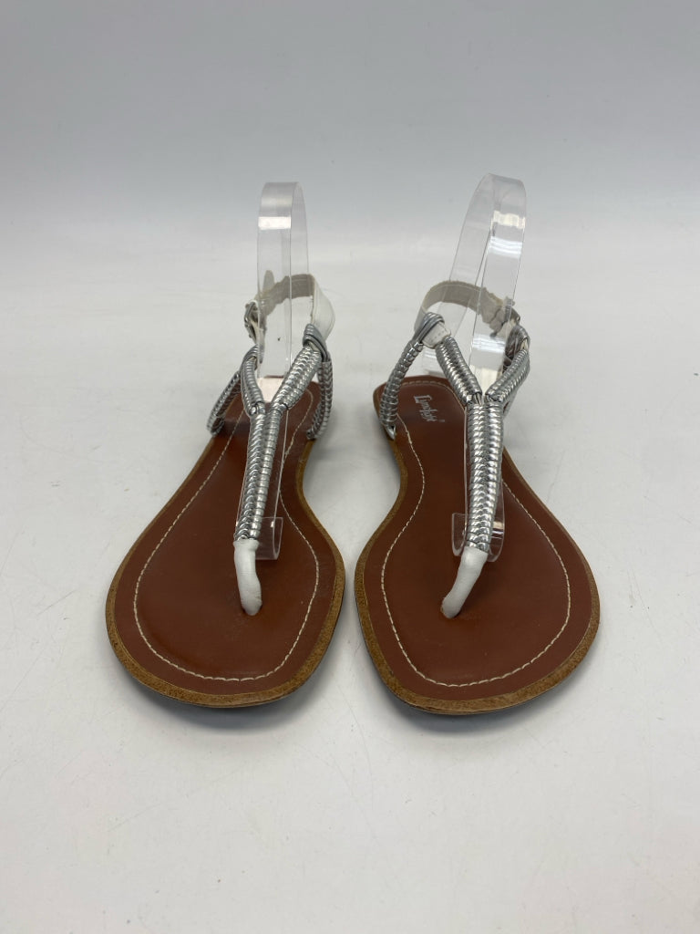 Limelight  Size 9 Silver White Sandals