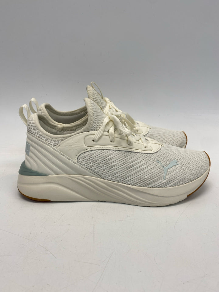 Puma US Shoe Size 7 Cream Lace Sneakers