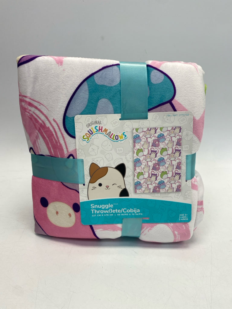 NEW Squishmallows Multi-Color Blanket-Kids