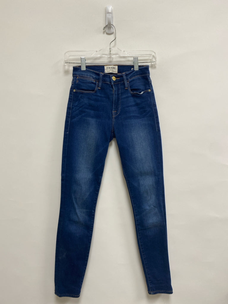 FRAME Size 24 Faded Blue Ladies Jeans