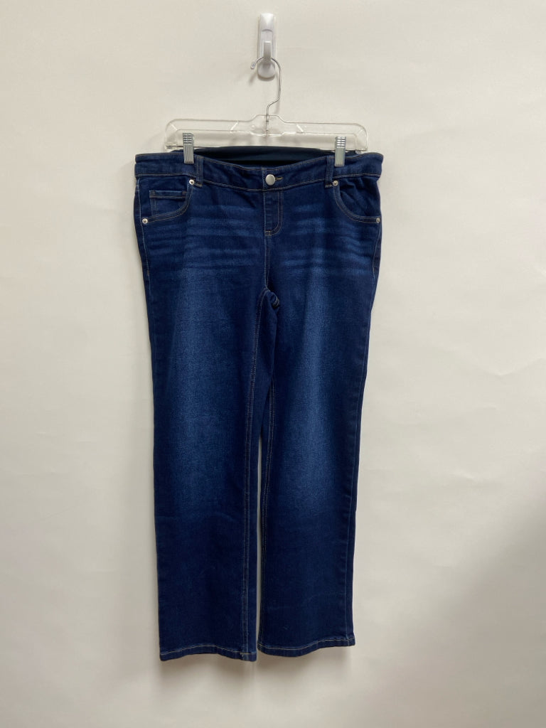 Time and Tru Size M Dark Blue Maternity Jeans