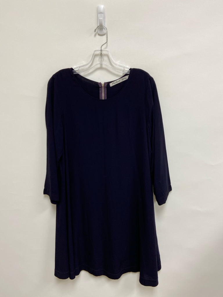 Michael Stars Size M Navy Long Sleeve Ladies Dress