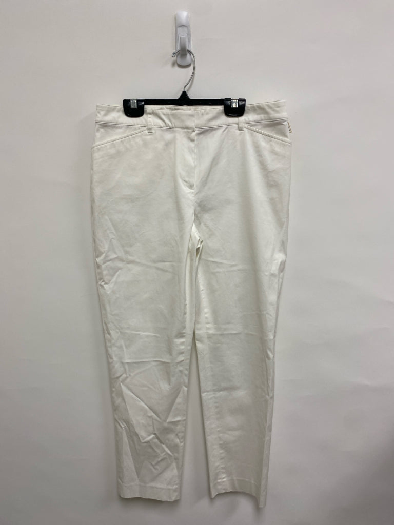 Brooks Brothers Size 6 White Cropped Ladies Pants