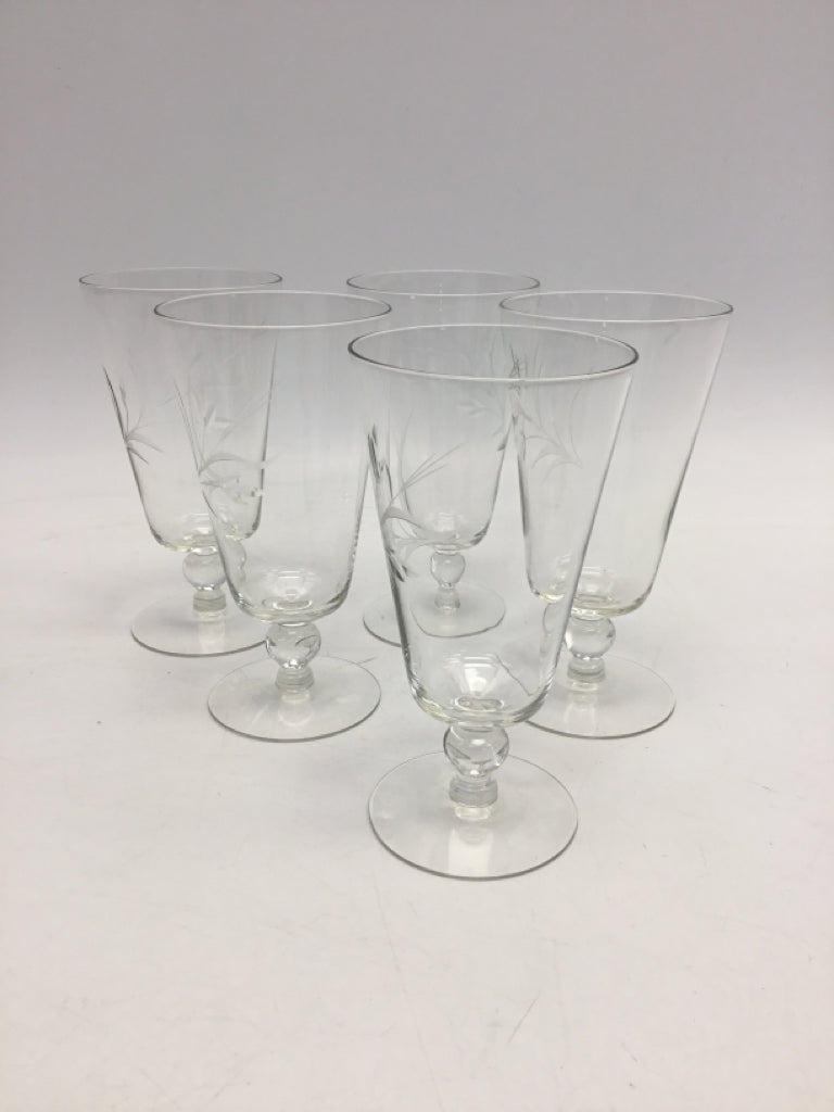 Clear Wheat Glass Glassware