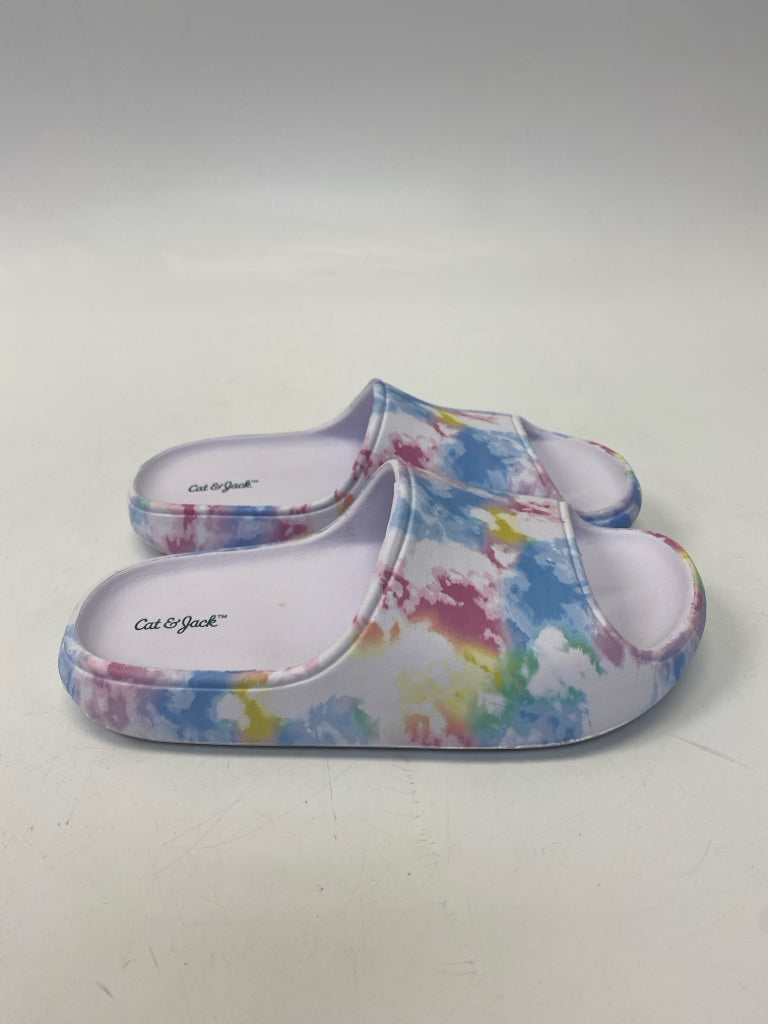 Cat &amp; Jack SIZE 1 White Multi Color Tie Dye Girl&