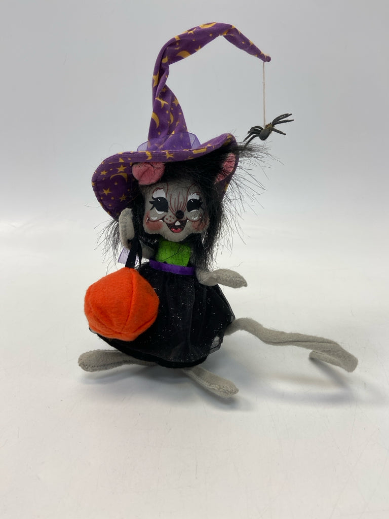 Annalee Black Orange/Purple Halloween
