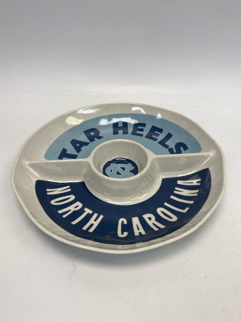 Tan Blue UNC Melamine Chip n Dip