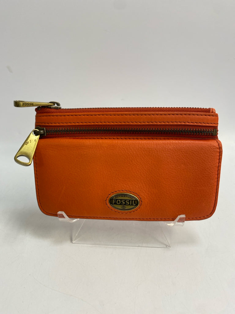 Fossil Orange Wallet
