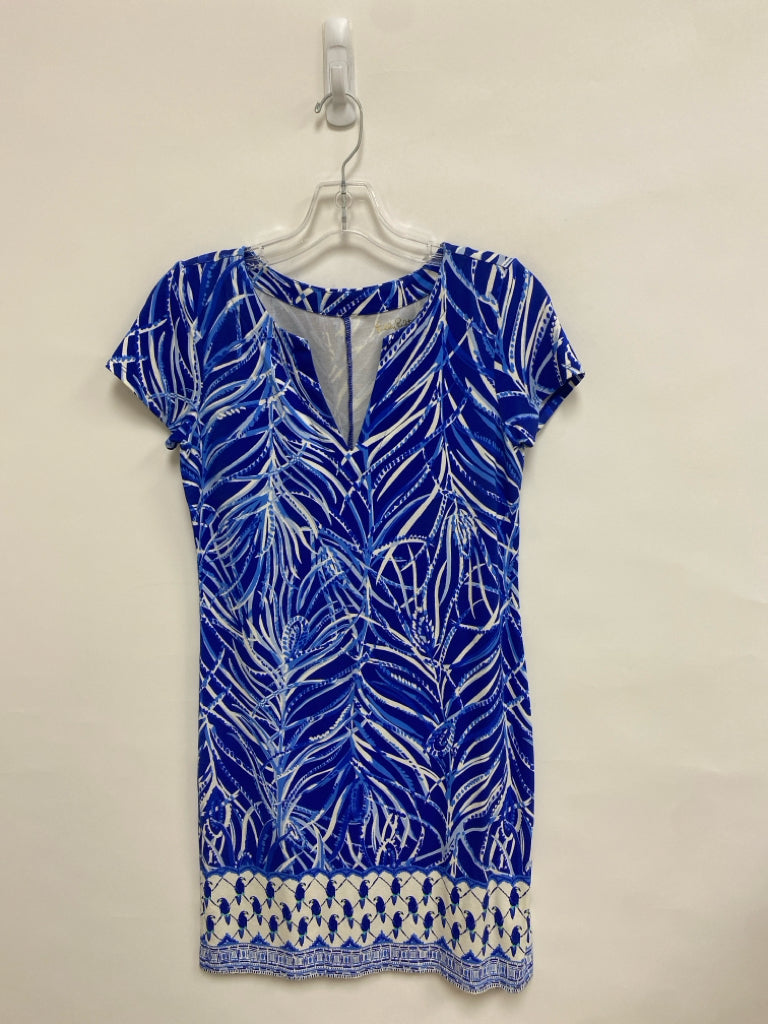 LILLY PULITZER Size XS Blue White Ladies Dress