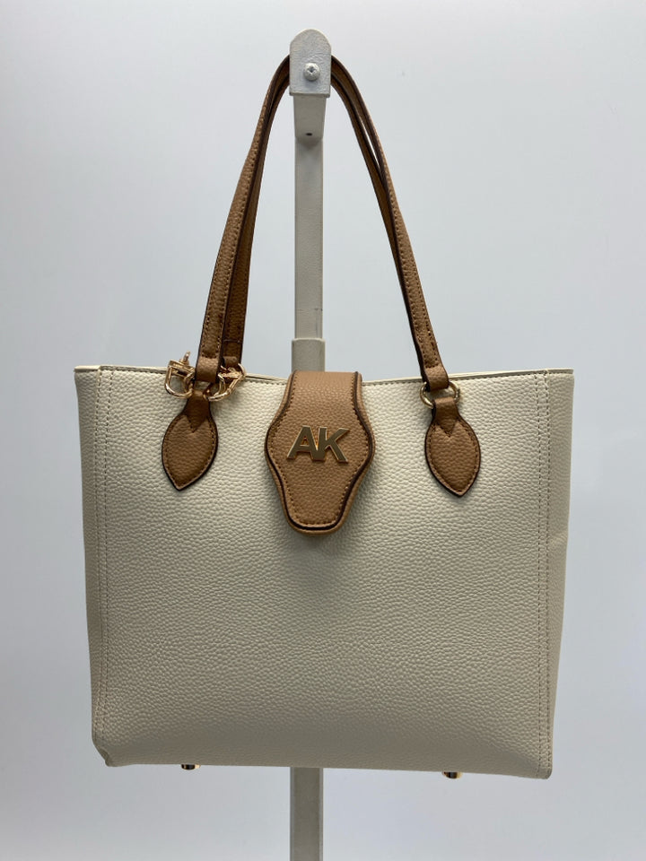 Anne Klein Beige Brown Handbag