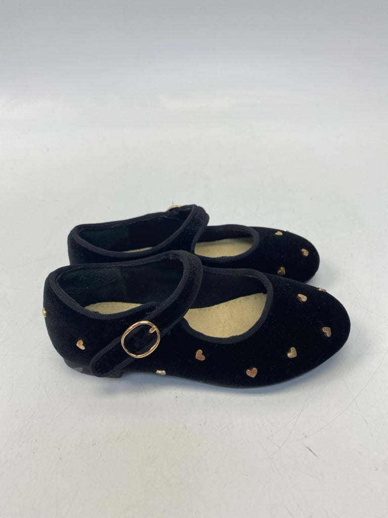 SIZE 8 Black Gold Hearts Girl&