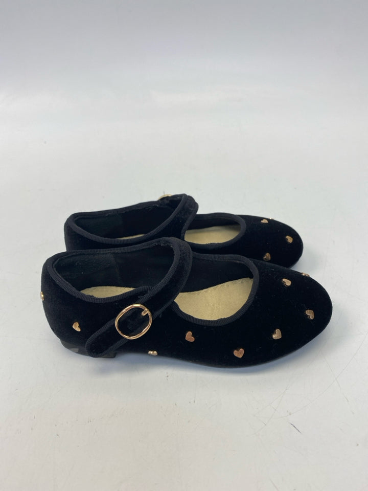 SIZE 8 Black Gold Hearts Girl&