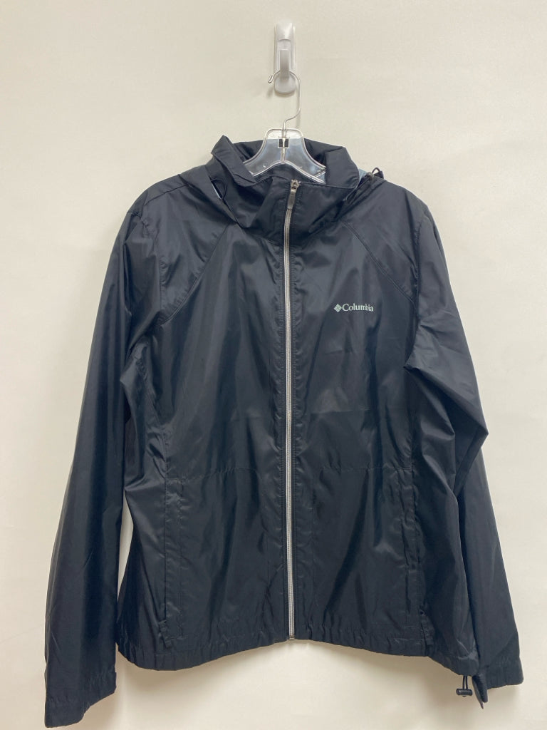 Columbia Size XL Black Zip Down Hooded Men&