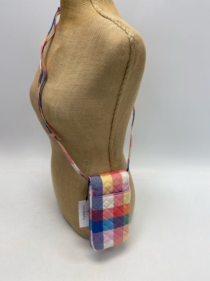 NWT Vera Bradley Multi-Color Checkered Fabric Crossbody