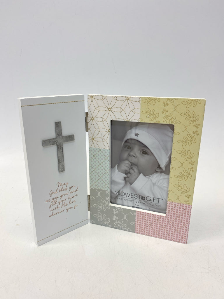 White Multi Color Frame