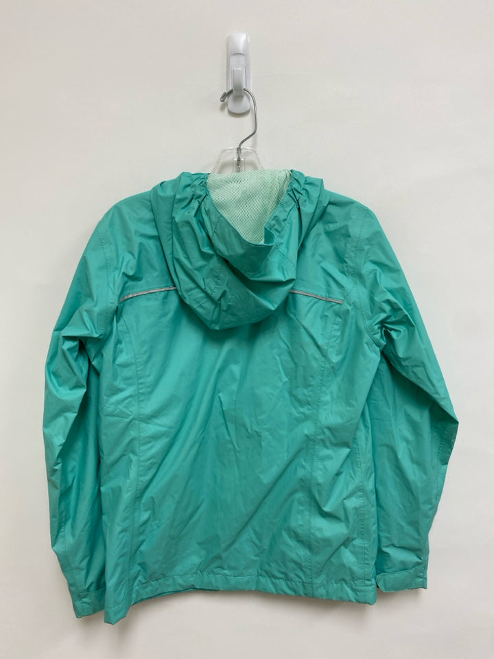 Columbia SIZE 10/12 Seafoam Zip Down Hooded Girl&