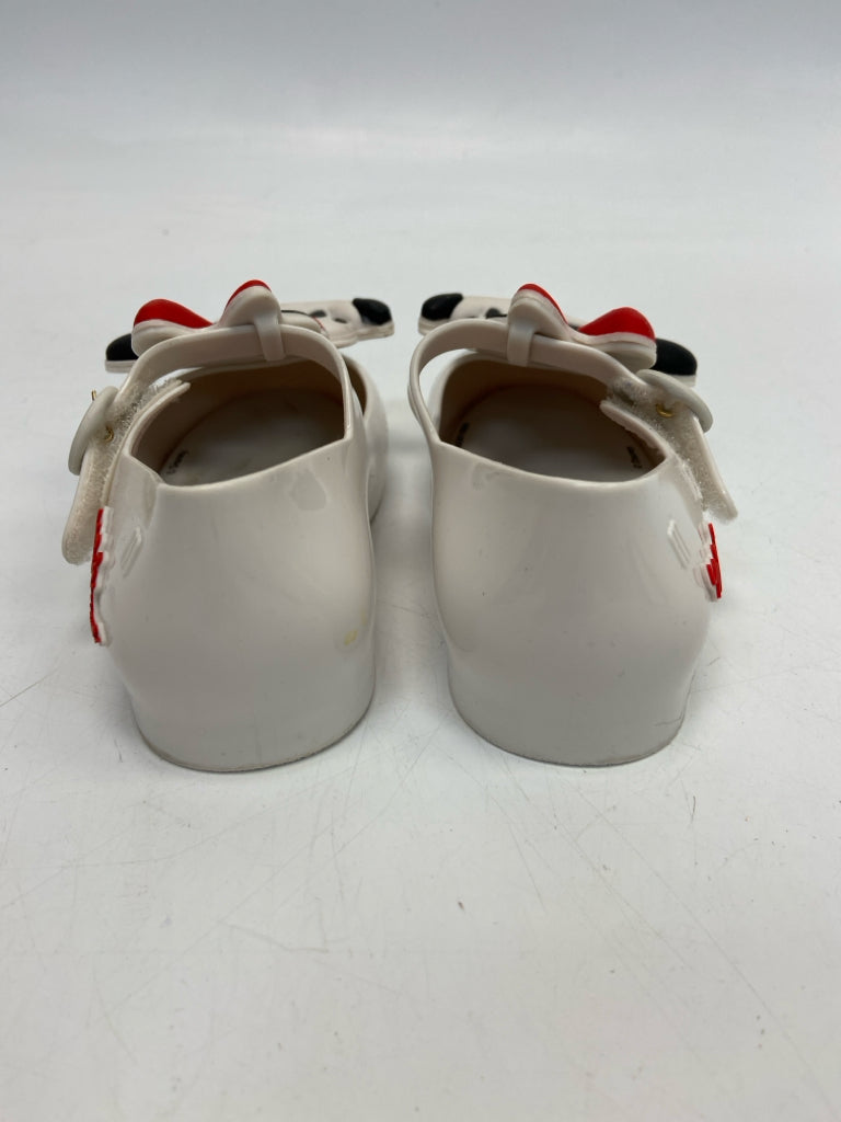 Mini Melissa SIZE 8 White Red/Black Minnie Mouse Jelly Girl&