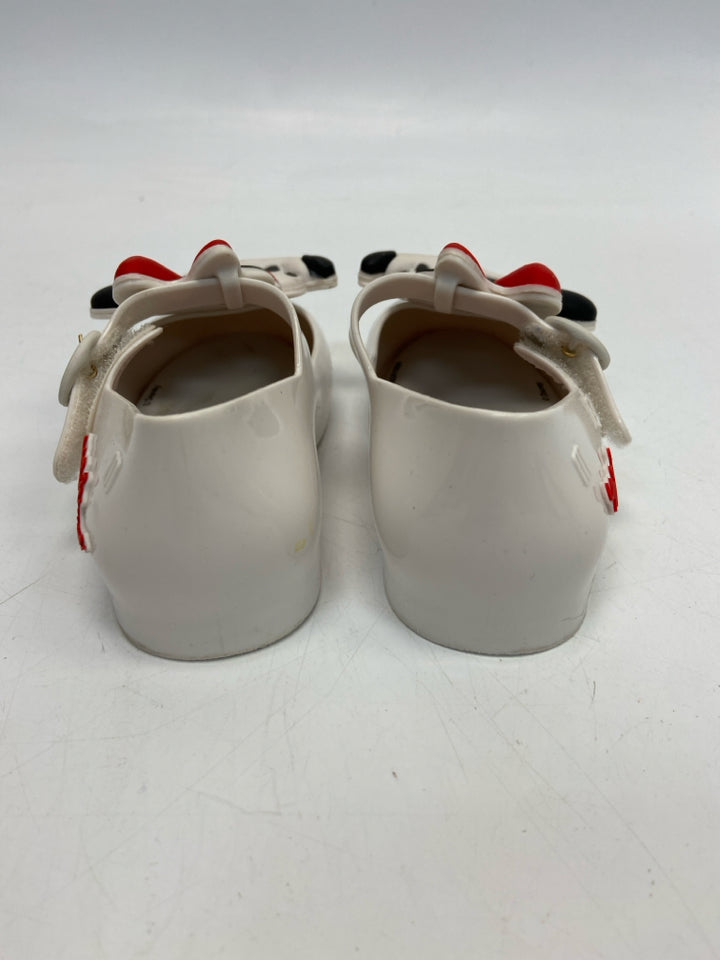 Mini Melissa SIZE 8 White Red/Black Minnie Mouse Jelly Girl&