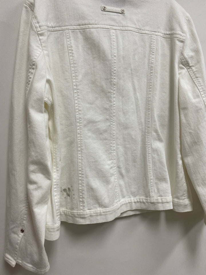Brighton Size XL White Denim Ladies Jacket