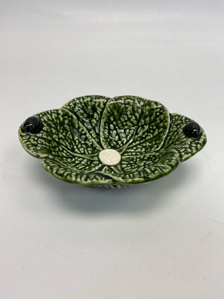 Green Black/White Olive Ceramic Bowl(s)