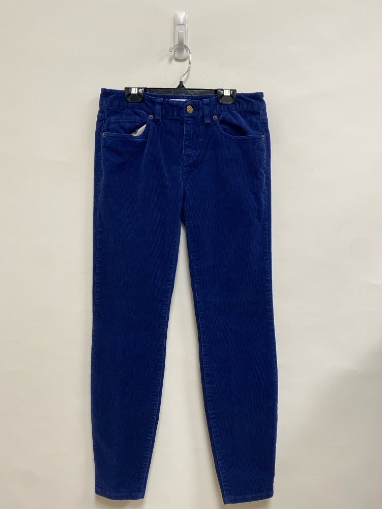 Vineyard Vines Size 2 Blue Corduroy Ladies Pants