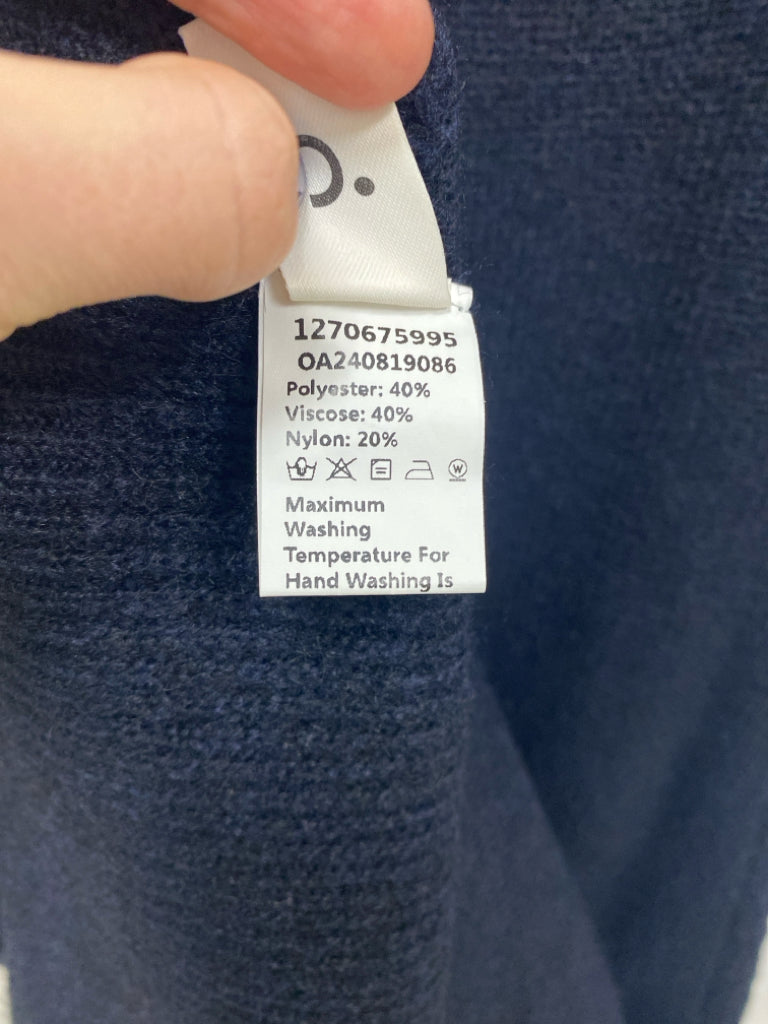 Size S Navy Texture Button Up Ladies Dress