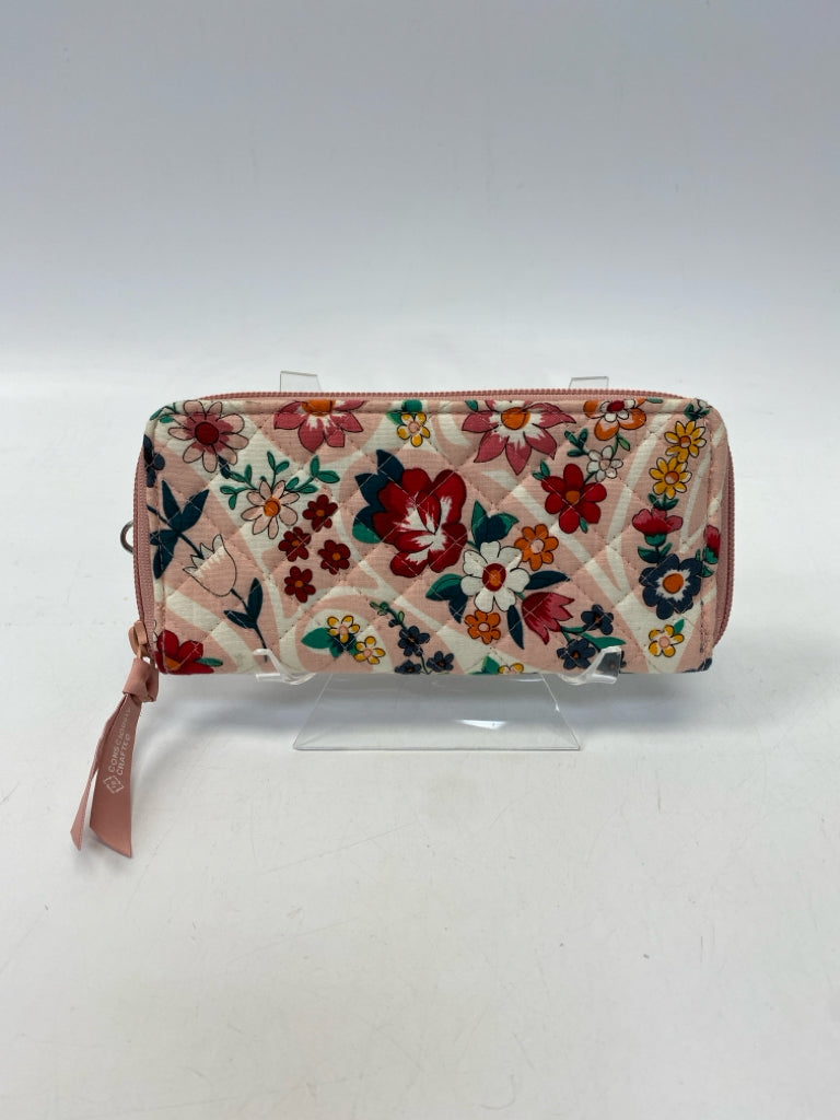 Vera Bradley Pink Multi-Color Flower(s) Wallet
