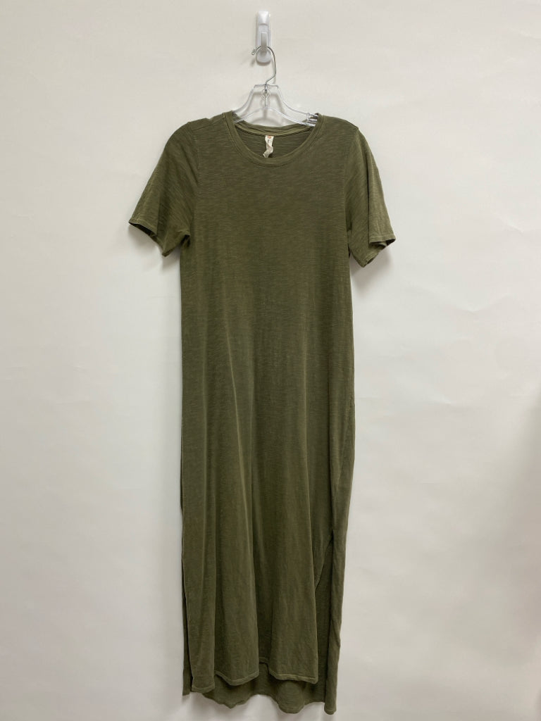 Daily PRACTICE Size XS Olive Green Maxi Cotton Ladies Dress