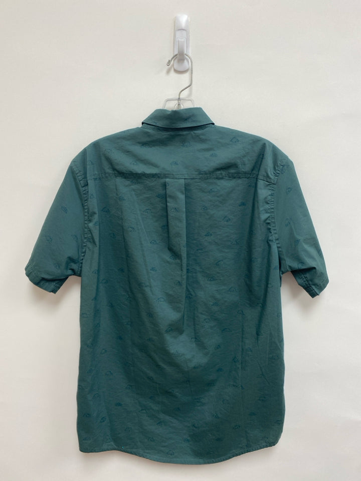 Eddie Bauer Size S Dark Teal Green Navy Camping Men&