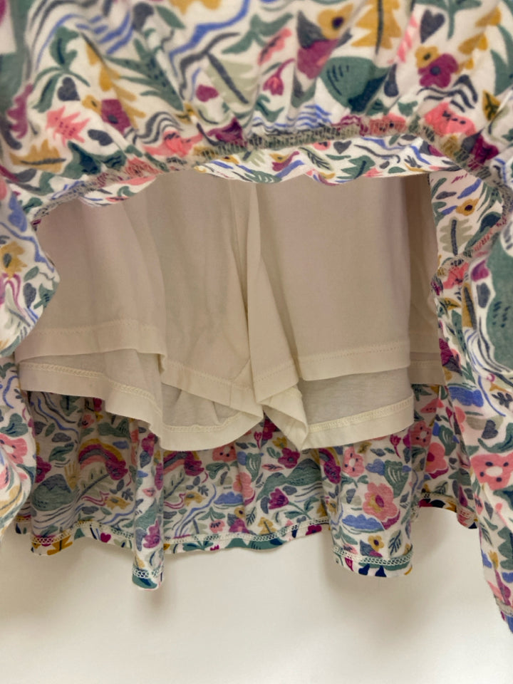 Lands End SIZE 14/16+ Cream/purp Seafoam/Pink Floral Girl&