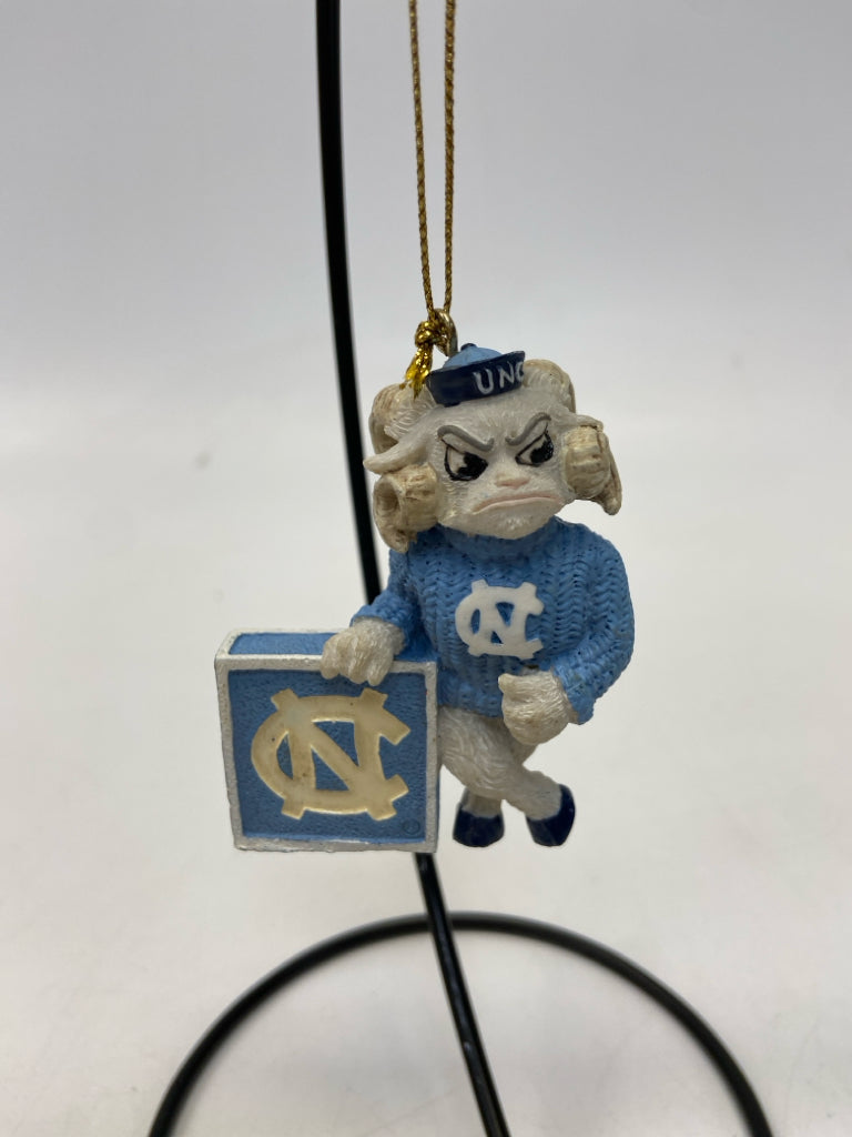 White Blue UNC Ornaments