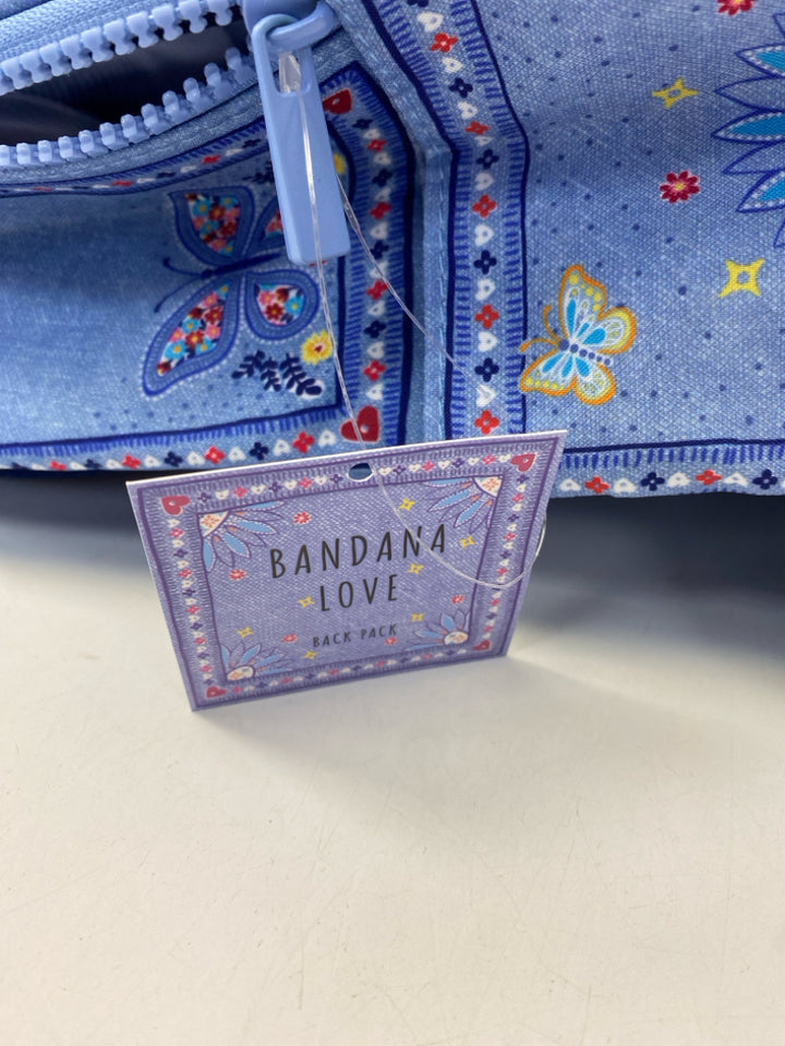NWT Brighton Blue Red Bandana Backpack
