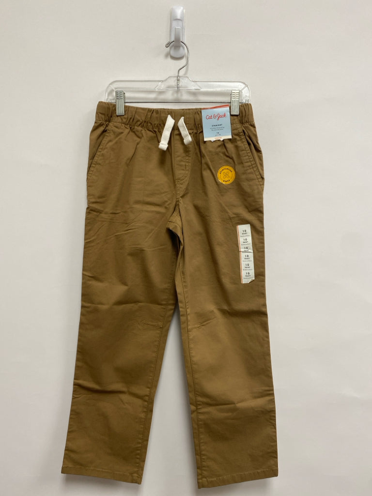 NWT Cat &amp; Jack SIZE 10 Brown Pull-on Boy&