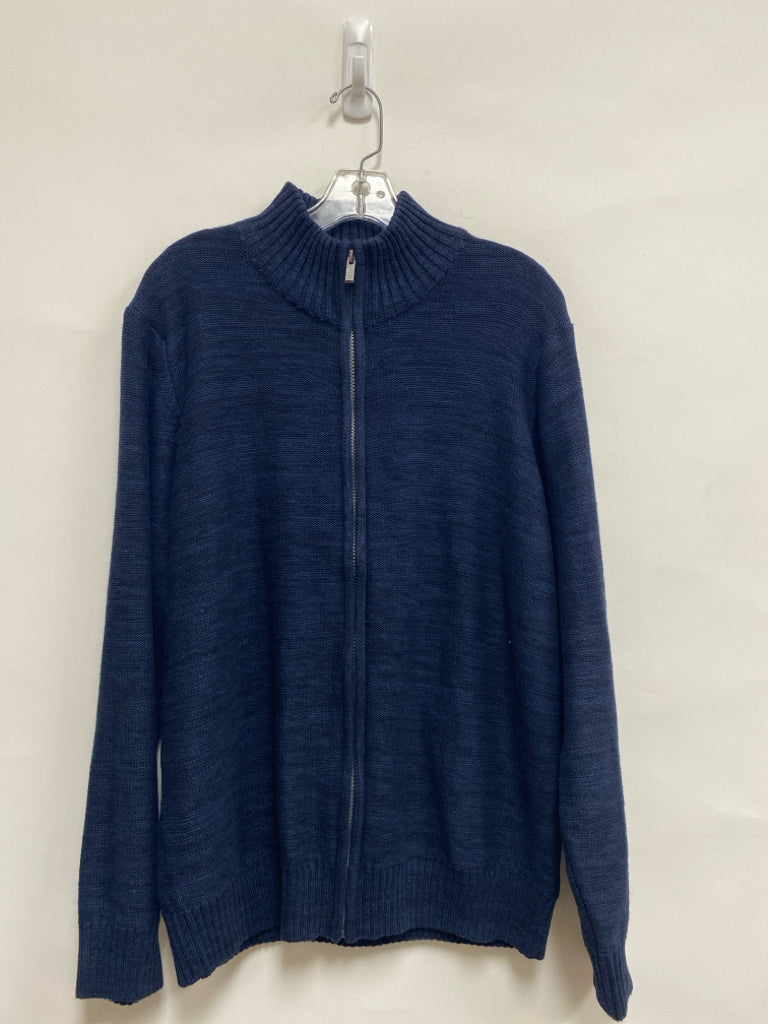 tricots st raphael Size L Navy Cardigan Men&